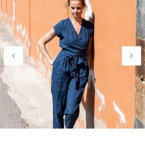 Not Perfect Linen jumpsuit